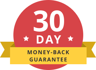 30-day money-back guarantee badge